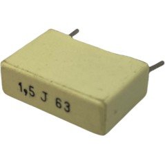 1.5uF 63V 1% Radial Film Capacitor MCE