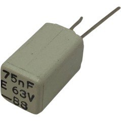 0.075uF 75nF 63V 1% Radial Film Capacitor MYB MCE