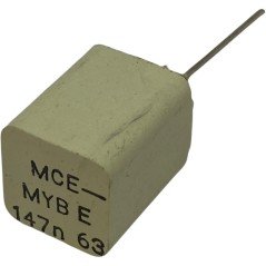 0.147uF 147nF 63V 1% Radial Film Capacitor MYB MCE
