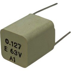 0.127uF 127nF 63V 1% Radial Film Capacitor MYB MCE