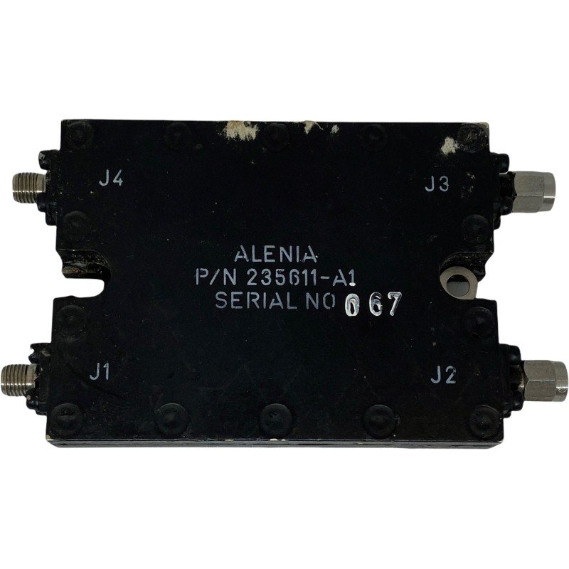 RF Hybrid Coupler 90Degree SMA 3800-5000Mhz J1:In J2-J3:3db J4:Term/10db ALENIA 235611-A1