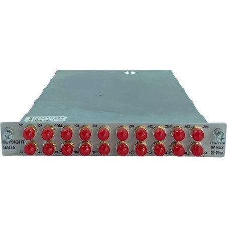 34941A Keysight Quad 1x4 50 Ohm 3 GHz Multiplexer Module