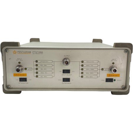 Pentagram PTS7100A -11960A HP EMC Preselector RF Band Pass Filter Selector 9kHz-1Ghz 8 Bands / Through