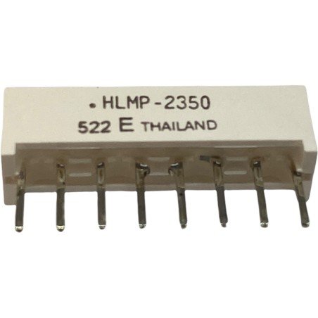 HLMP-2350 LED Bars and Arrays Red Light Bar 2V 626nm 45mcd Avago
