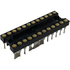 DIP/DIL IC Socket Chip Socket Holder Gold Plated 24Pin