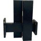 WR-112 Dual Arm Crossguide Waveguide Coupler SMA 40db
