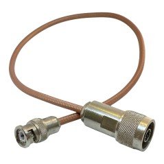 RF Teflon Cable Jumper Cable Assembly N(m) - BNC(m) 60883 L:50cm