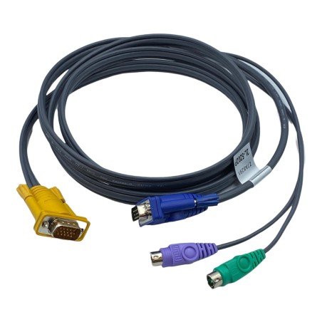 2L-5202P ATEN 1.8M PS/2 KVM Cable with 3 in 1 SPHD