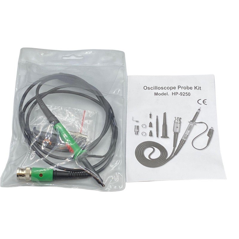 HP-9250 Universal Scope Oscilloscope Probe Kit 10:1 and 1:1 250MHz