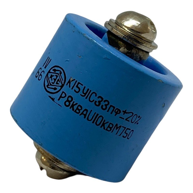 33pF 10000V 10KV 20% Ceramic Doorknob Capacitor K15Y 21.5x25mm