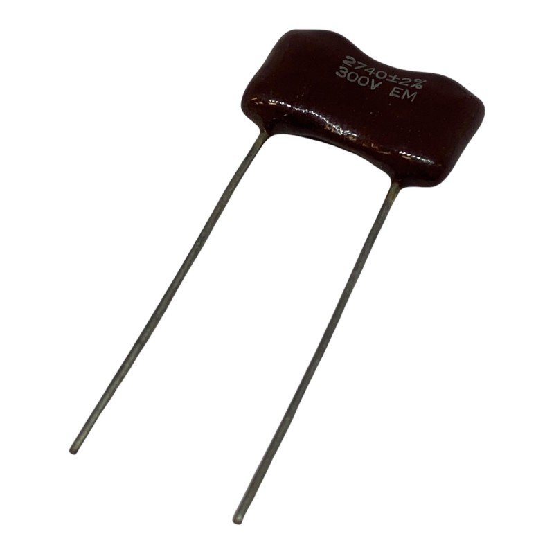 2740pF 2.741nF 2% 300V Radial Silver Mica Capacitor