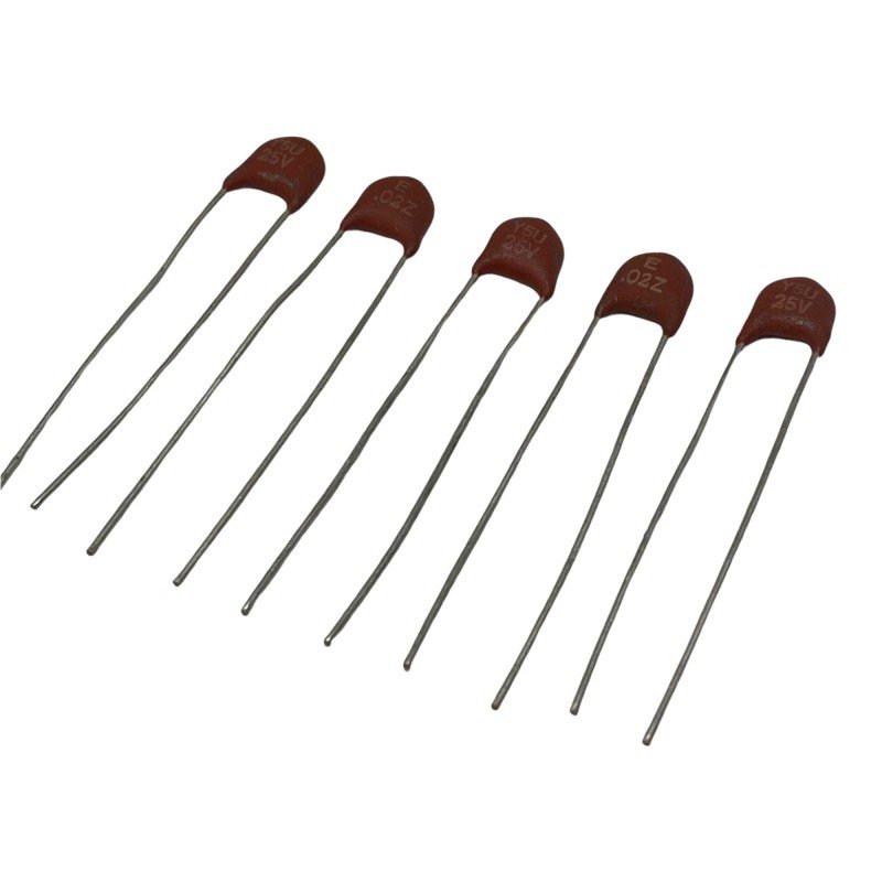 0.02uF 20nF 25V Radial Ceramic Capacitor Y5U Qty:5