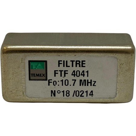 10.7MHz 6 Pin Crystal Filter FTF4041 Temex 37x17.5mm