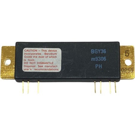 BGY36 Philips RF Module VHF (148 - 174 MHz) 50 Ohm 18W