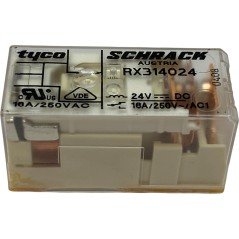RX314024 SCHRACK 24VDC 8 Pin Power PCB Relay