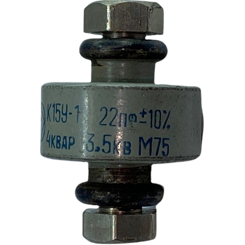 22pF 3500V 3.5kV Transmitting Doorknob Ceramic Capacitor K15Y-1 25x18mm