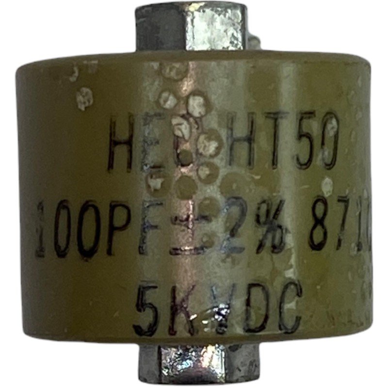 100pf 5000V Transmitting Doorknob Ceramic Capacitor HEC HT-50 21.50x20mm