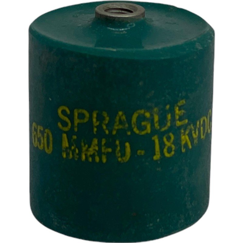 650pf 18kV 20% Transmitting Doorknob Ceramic Capacitor Sprague 27X24mm