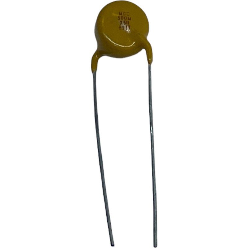 500pf 2kV 5%  Ceramic Capacitor MDC X5R 12X6.3mm