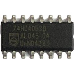 74HC4053D PHILIPS INTEGRATED CIRCUIT TRIPLE 2-CHANNEL MUX/DEMUX