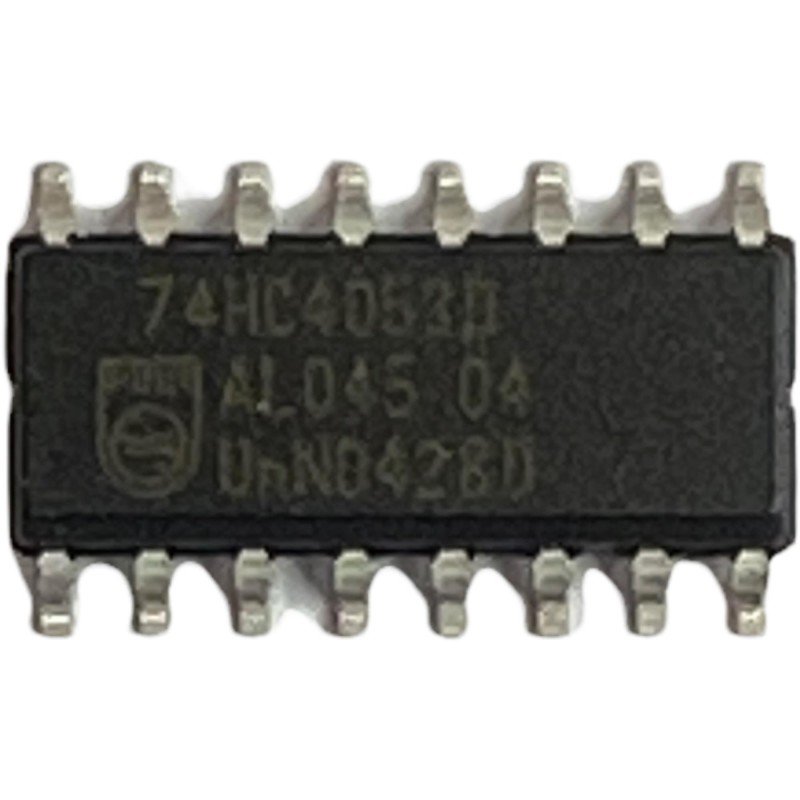 74HC4053D PHILIPS INTEGRATED CIRCUIT TRIPLE 2-CHANNEL MUX/DEMUX