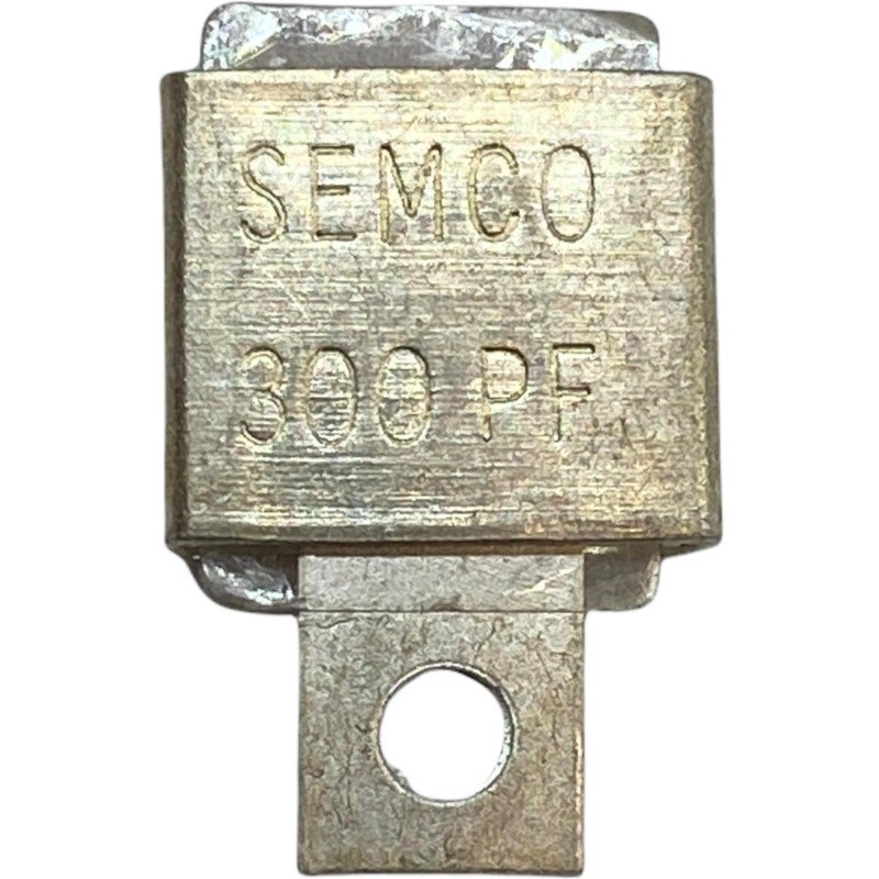 SEMCO Silver Mica Metal Clad Capacitor 300pF 250V Style B
