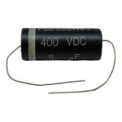 0.5uF 500nF 400V Axial Electrolytic Capacitor P8292ZN21 Aerovox 38.5x15.75mm