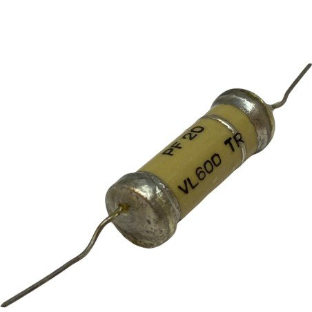 20pF 600V Axial Ceramic Capacitor VL600 Face Standard 30.5x10mm