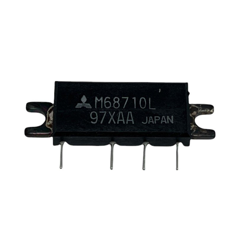 M68710L MITSUBISHI RF POWER MODULE  400-430MHz, 6V, 2W, FM PORTABLE RADIO