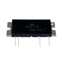 M68729 MITSUBISHI RF POWER MODULE  220-245MHz, 12.5V, 30W, FM MOBILE RADIO