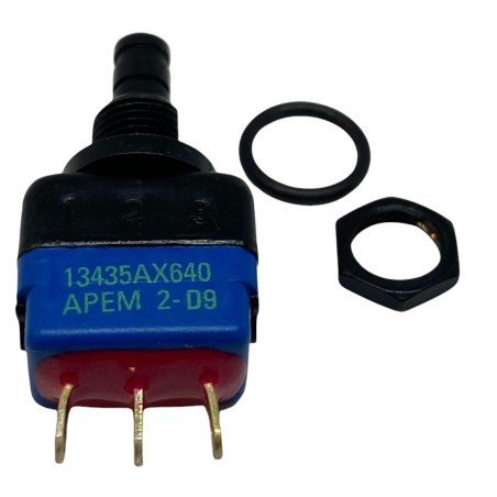 13435AX640 APEM SPDT Momentary Pushbutton Switch
