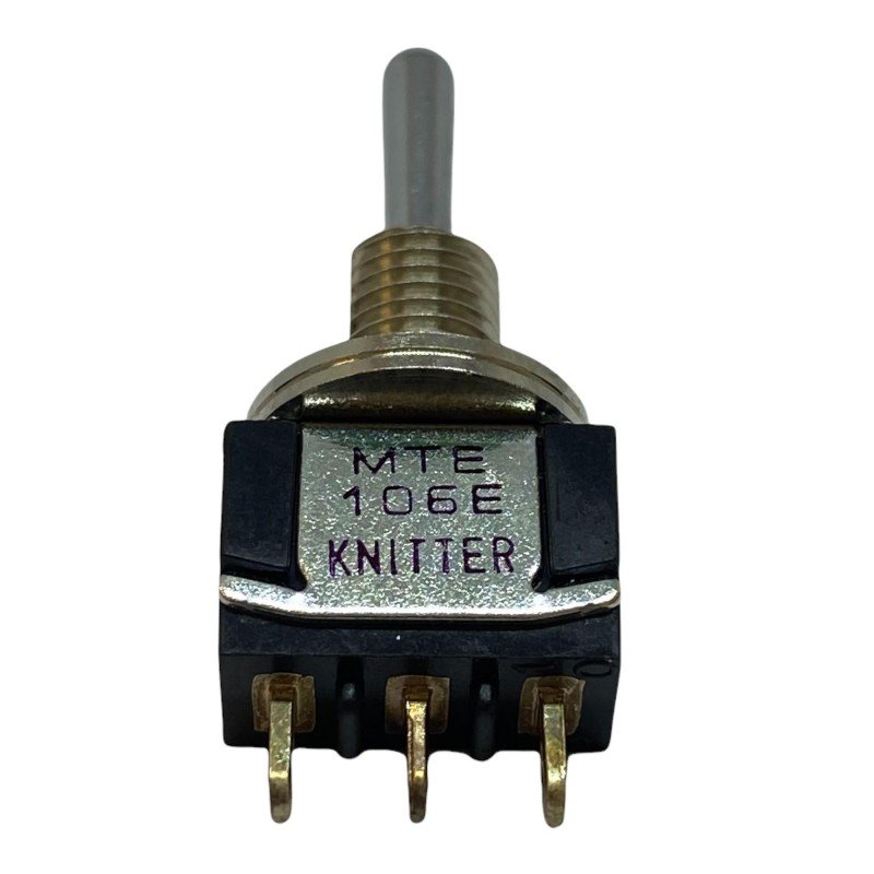 MTE106E Knitter SPDT Toggle Switch 125Vac/6A