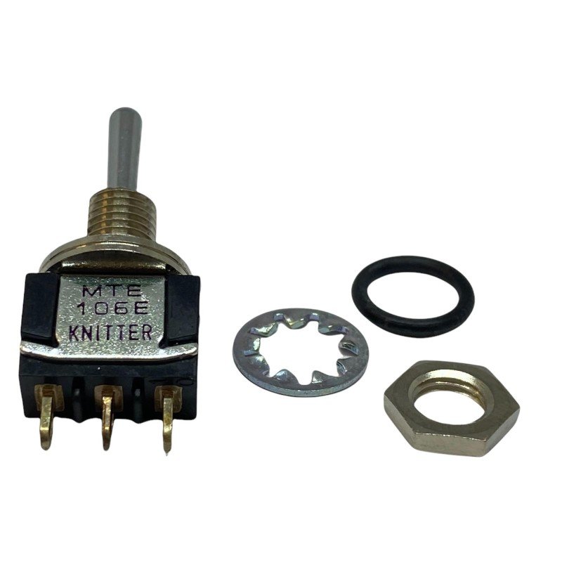 MTE106E Knitter SPDT Toggle Switch 125Vac/6A