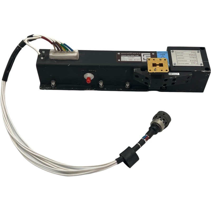 N1081 EEV TWT Travelling Wave Microwave Tube Double Ridge 9-16Ghz