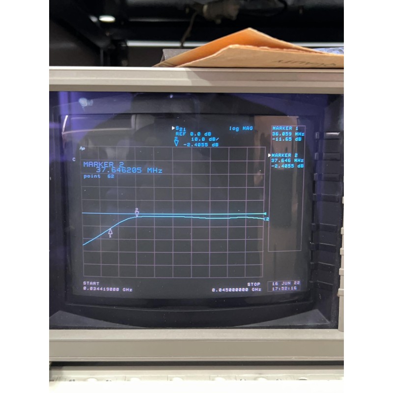 6BX5-41.65-10S11 Reactel Bandpass Filter Coaxial BPF 37-46.3MHZ SMA