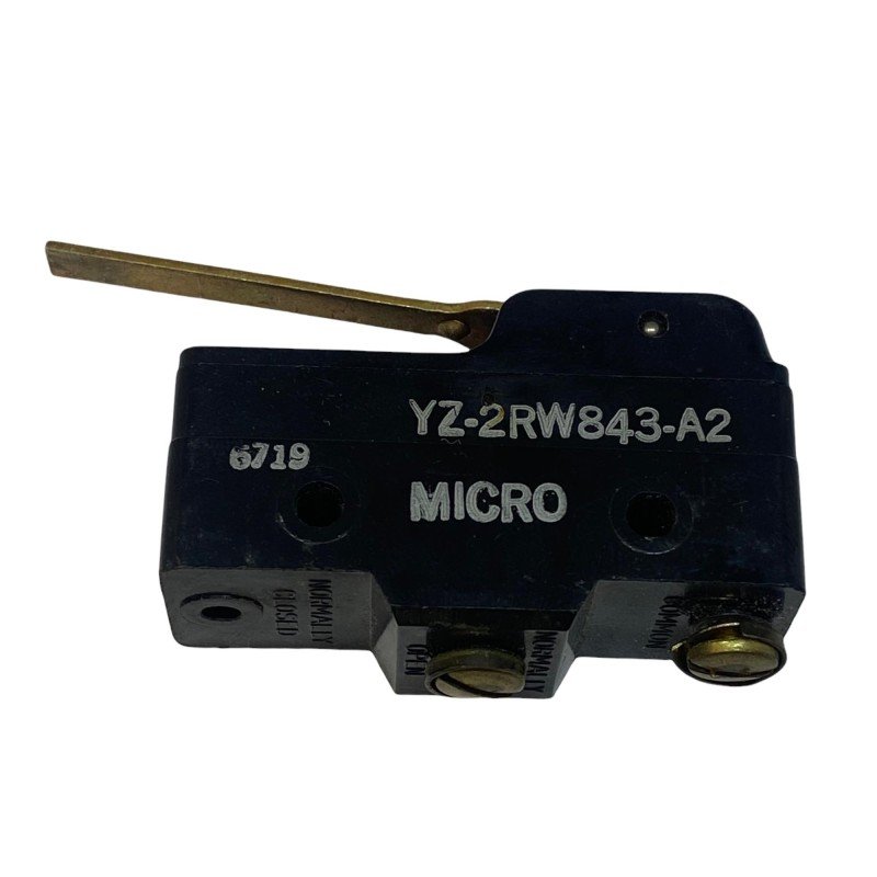 YZ-2RW843-A2 UND LAB SPDT Snap Action Microswitch 125/250/480V 15A