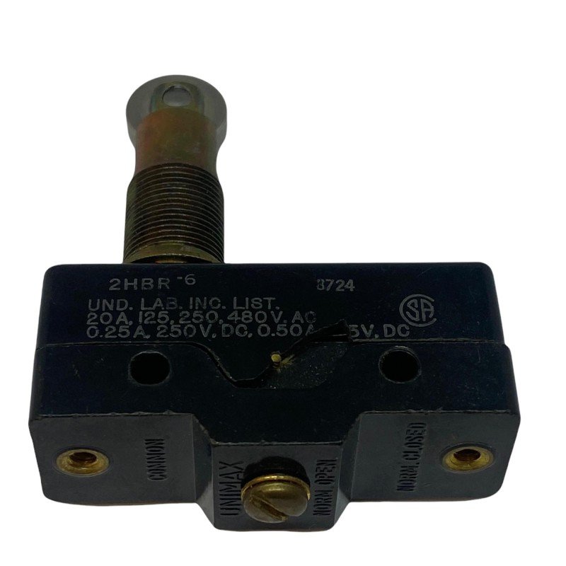 2HBR-6 UND LAB Snap Action Microswitch 125/250/480VAC 20A