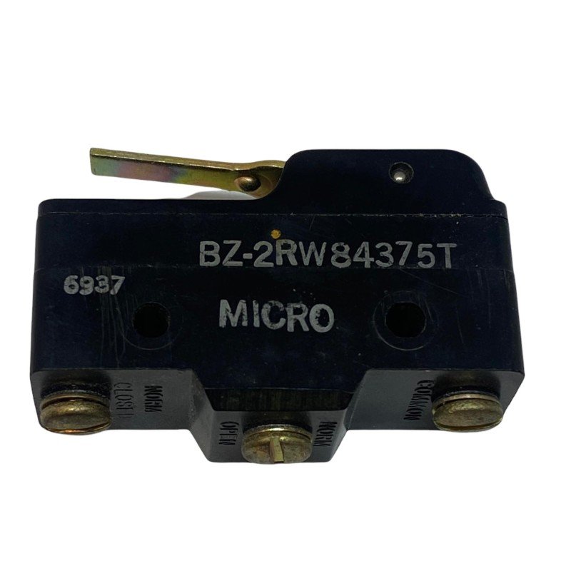 BZ-2RW84375T UND LAB SPDT Snap Action Microswitch 125/250/480Vac 15A