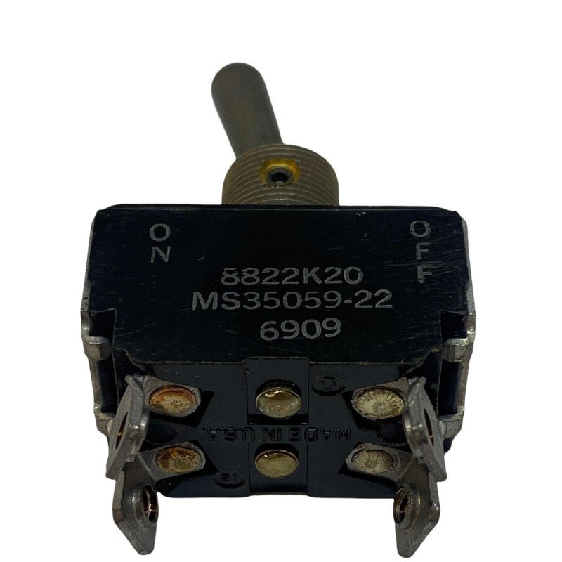 MS35059-22 6909 DPST ON-OFF Toggle Switch