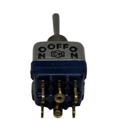 MS24656-211 DPDT ON-OFF-ON Toggle Switch 5A/28Vdc