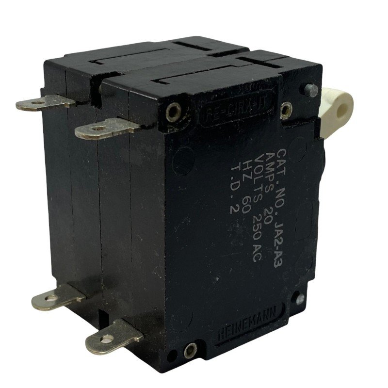 Heinemann JA2-A3 2 Pole Circuit Breaker 20A/250vAC/60Hz
