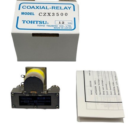 CZX-3500 CZX3500 TOHTSU SPDT Coaxial Relay Switch RF 12V N TYPE