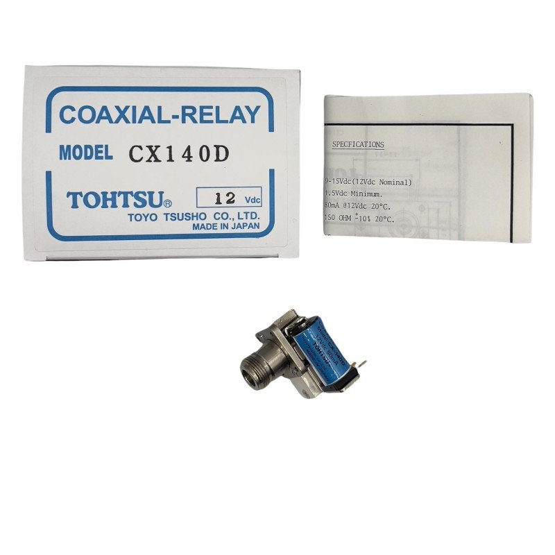 CX-140D CX140D TOHTSU SPDT Coaxial Relay Switch RF 12V N TYPE