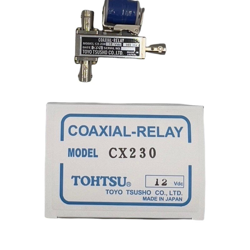 CX-230 CX230 Tohtsu SPDT Coaxial Relay Switch RF 12Vdc BNC (f) SPDT