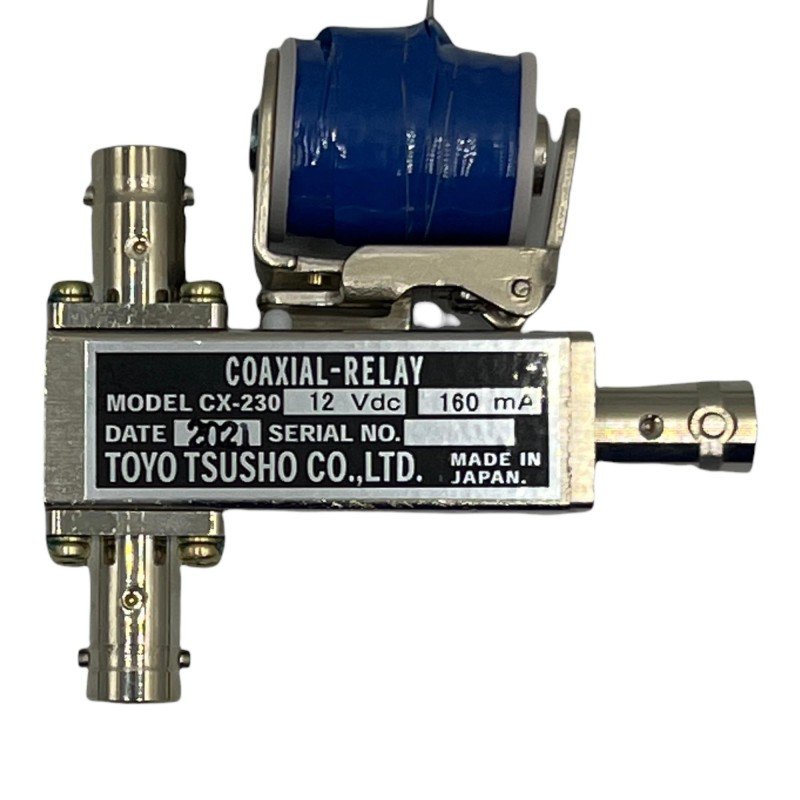 CX-230 CX230 Tohtsu SPDT Coaxial Relay Switch RF 12Vdc BNC (f) SPDT