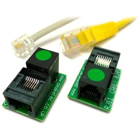 RJA11 PEAK ELECTRONICS Pair of RJ11-RJ45 Adapters (Model RJA11)