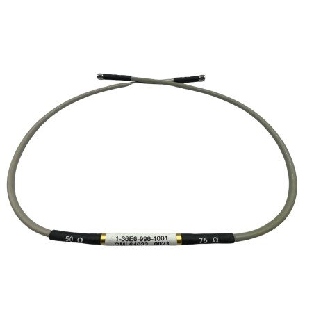 Coaxial Impedance Transformer Assebmly 50 to 75Ohm DC-18Ghz QMI 64023