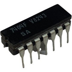 7404F Signetics Ceramic Integrated Circuit