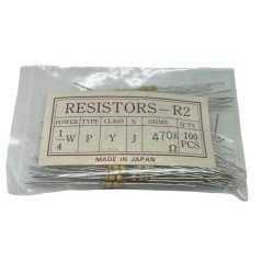 Resistors Made in Japan Adimpex 470Kohm 1/4W P-Y-J [QTY:100]