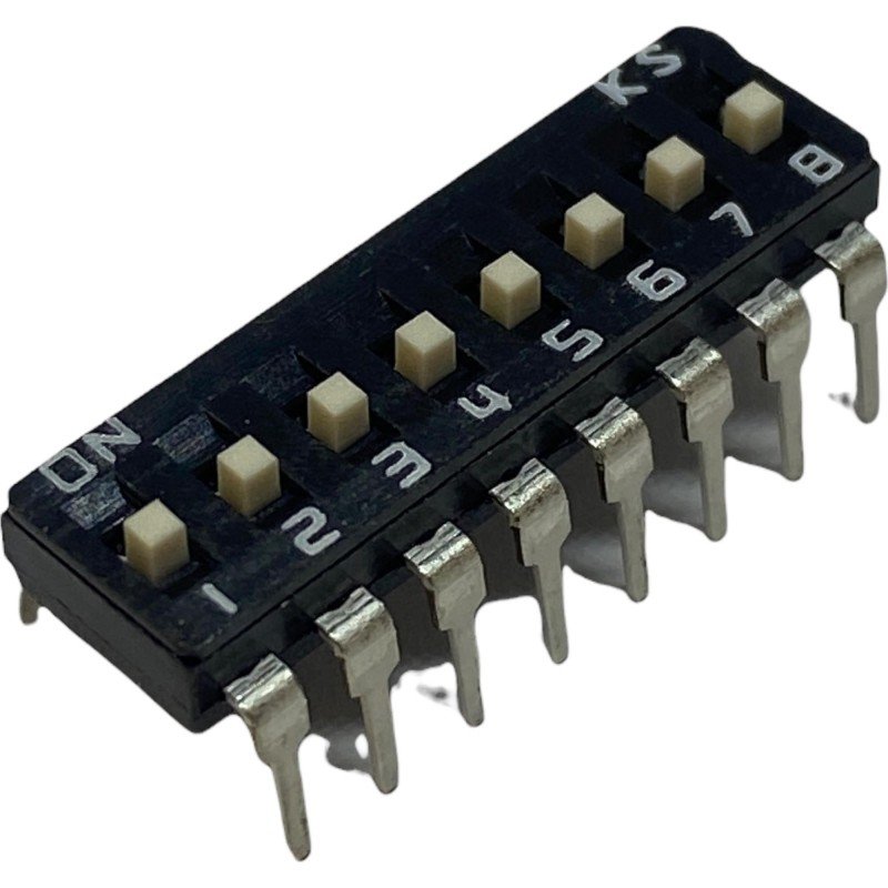 8P 8 Position Dip Slide Switch Module 702-3338P